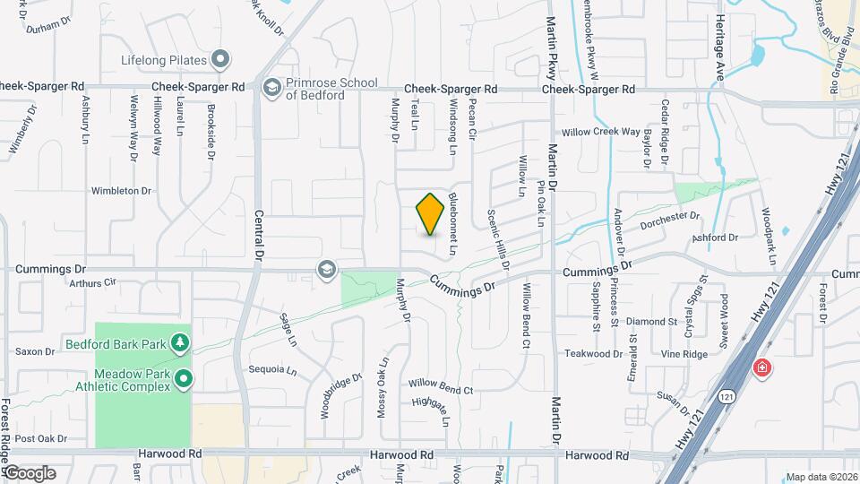 3405 Primrose Ln Map and Location Details