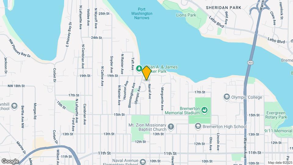 1742 Anderson St Map and Location Details