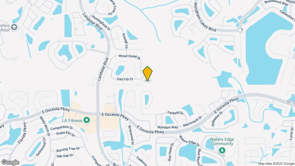 1816 Wood Violet Dr Map and Location Details
