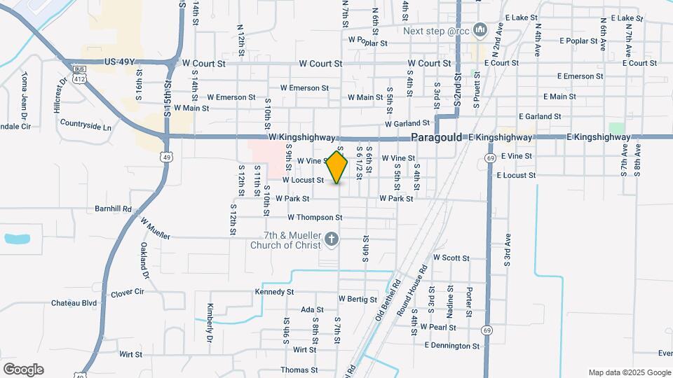 708 S 7th St Mapa y Detalles de la Ubicación