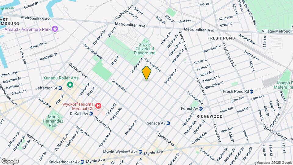 1877 Greene Ave Mapa y Detalles de la Ubicación