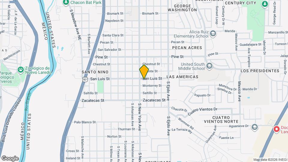 2909 San Luis St, Unit 1 Mapa y Detalles de la Ubicación