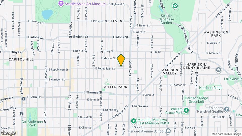 2112 E Republican St, Unit upper Map and Location Details
