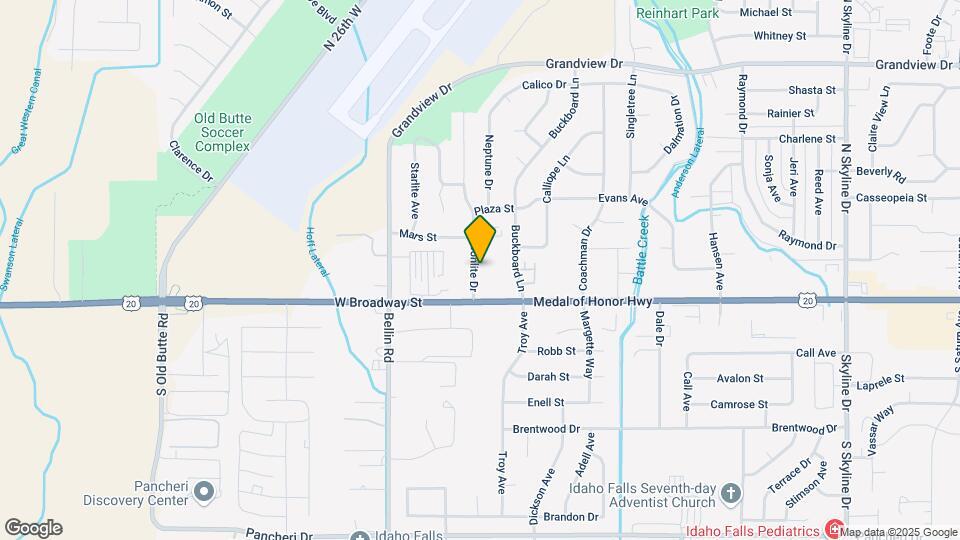 202 Moonlite Dr Map and Location Details