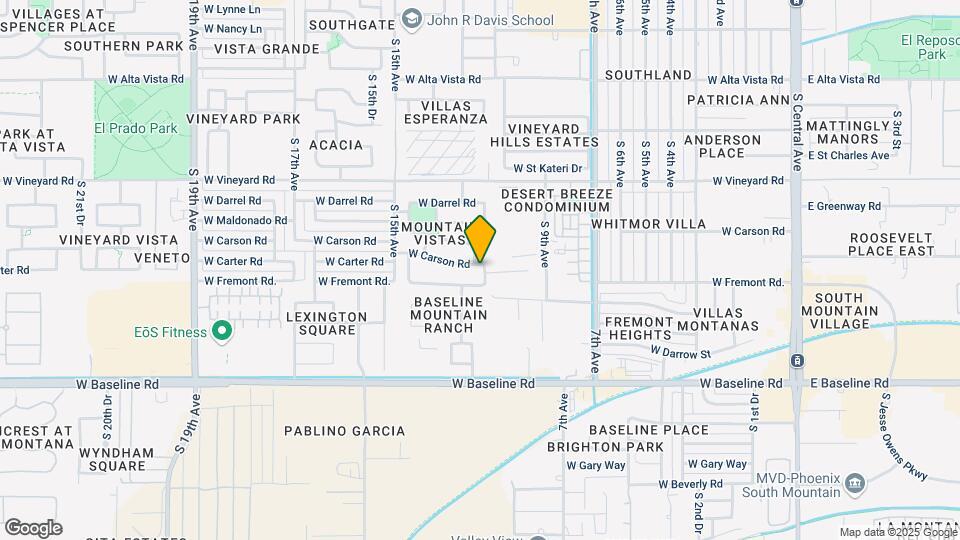 1111 W Carson Rd Map and Location Details