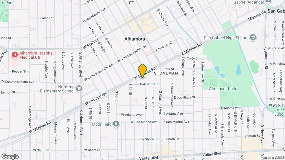 211 Palmetto Dr, Unit #1 Mapa y Detalles de la Ubicación