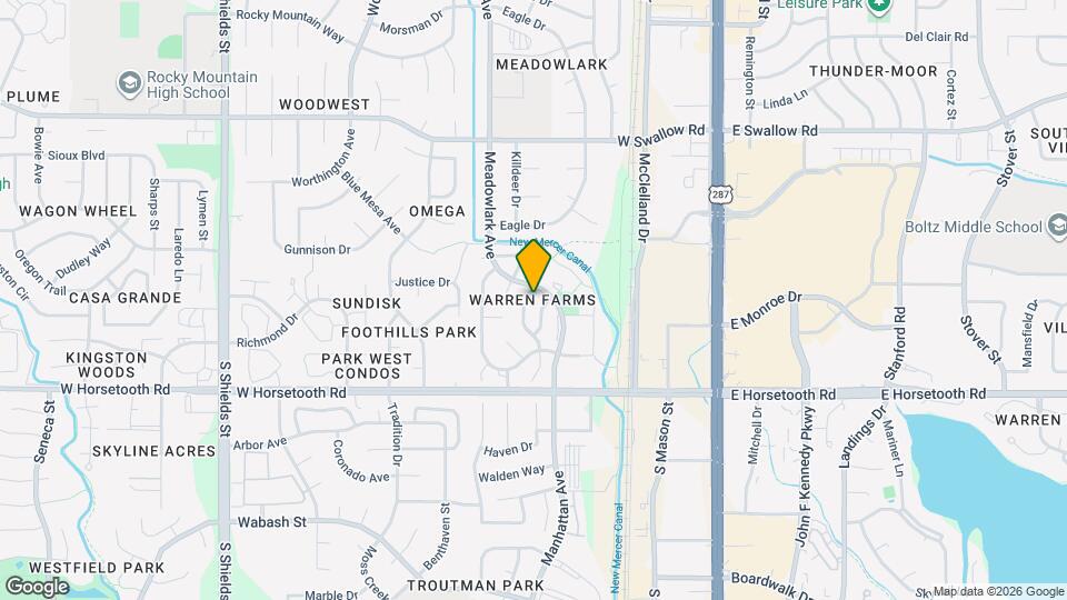 3414 Warren Farm Dr Map and Location Details