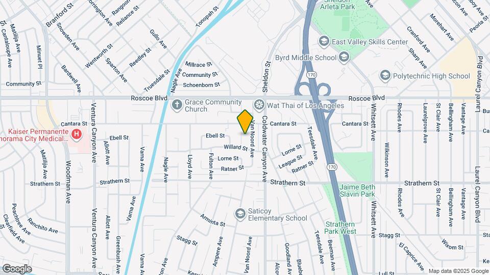8138 Morse Ave Map and Location Details