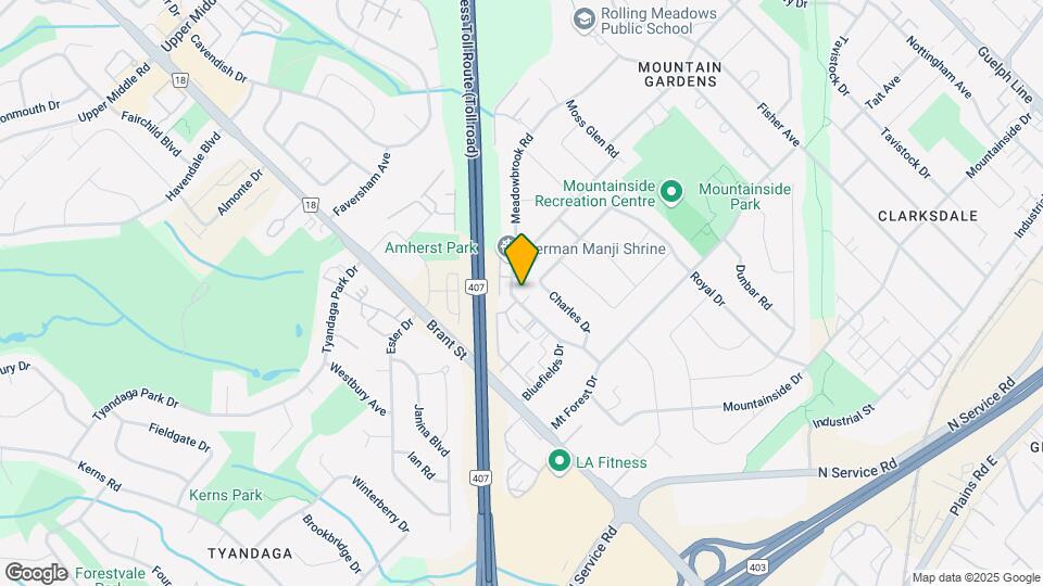 2090-2092 Meadowbrook Rd Map and Location Details