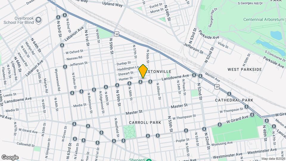 5637 Lansdowne Ave Map and Location Details