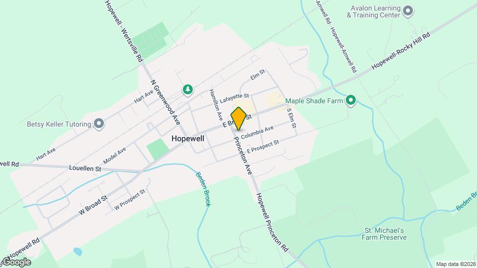 10 Princeton Ave Map and Location Details