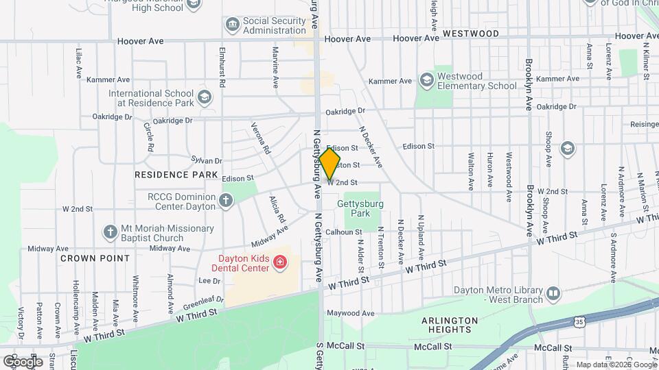 3740 W 2nd St Map and Location Details