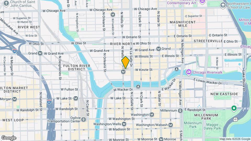 165 W Kinzie St Map and Location Details