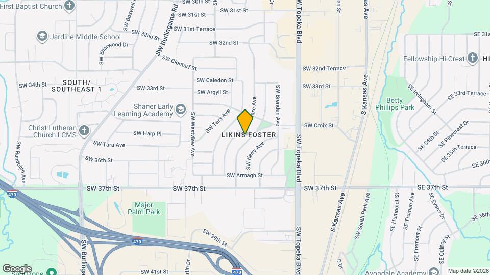 3519 SW Kirklawn Ave Map and Location Details