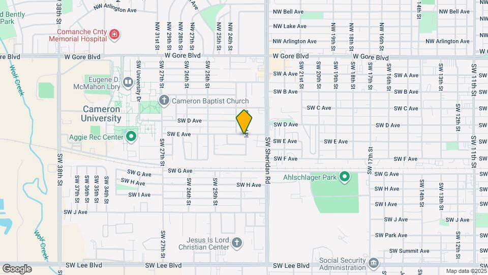 2320 SW E Ave Map and Location Details