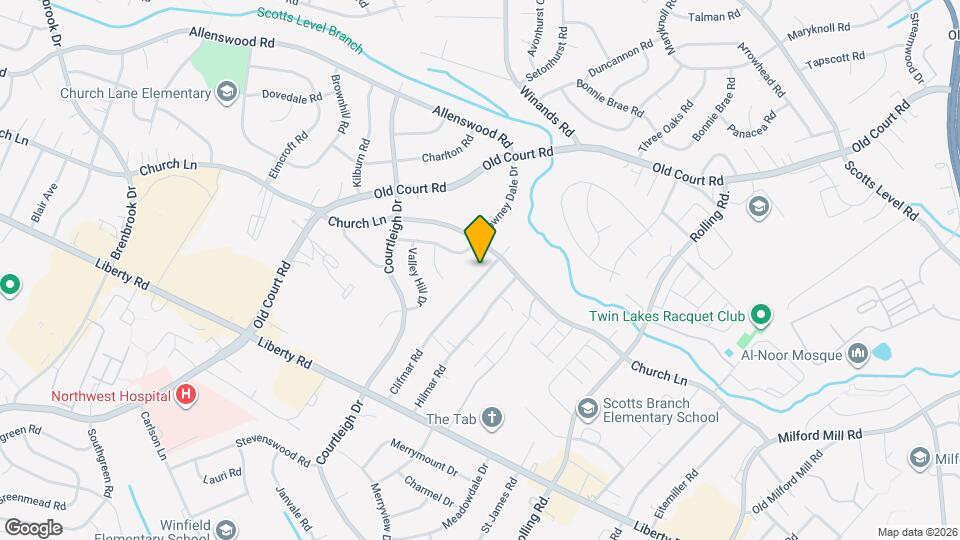 3666 Clifmar Rd Map and Location Details