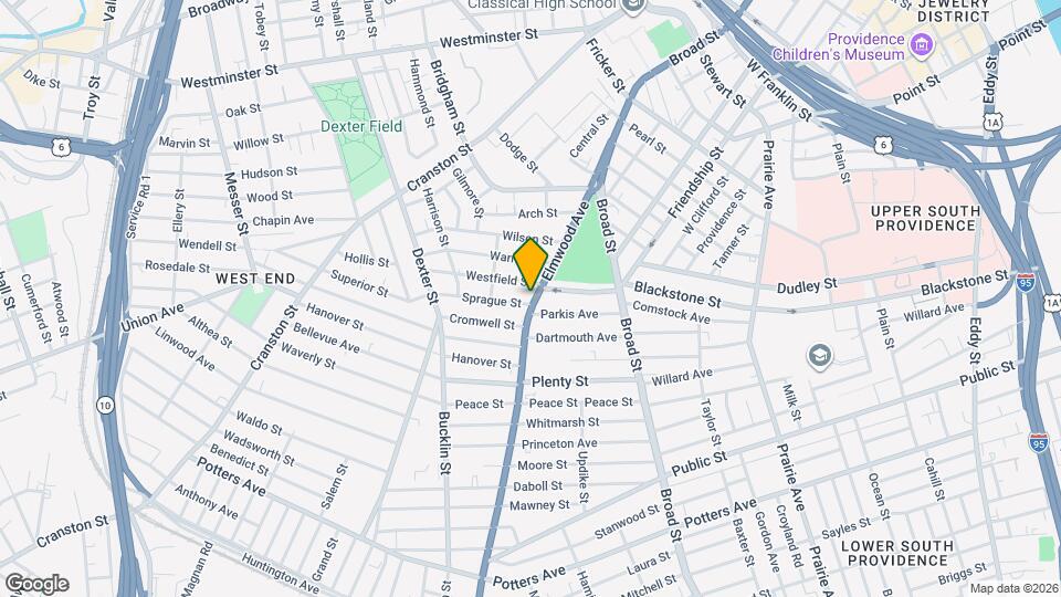 123 Elmwood Ave, Unit Unit 1 Map and Location Details