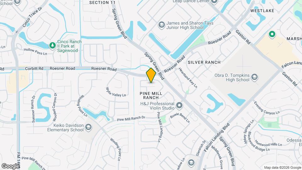 26526 Marble Point Ln Map and Location Details