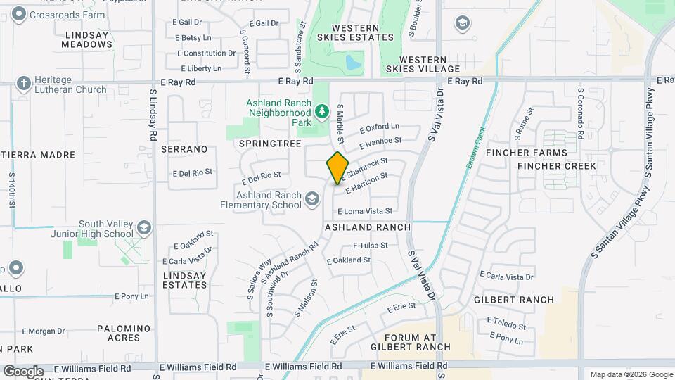 1334 E Harrison St Mapa y Detalles de la Ubicación