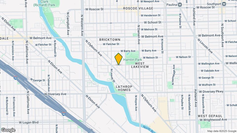 2131 W Wellington Ave, Unit 1 Map and Location Details
