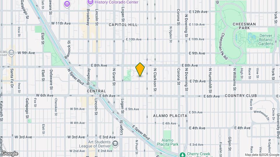 704 Pearl St Map and Location Details
