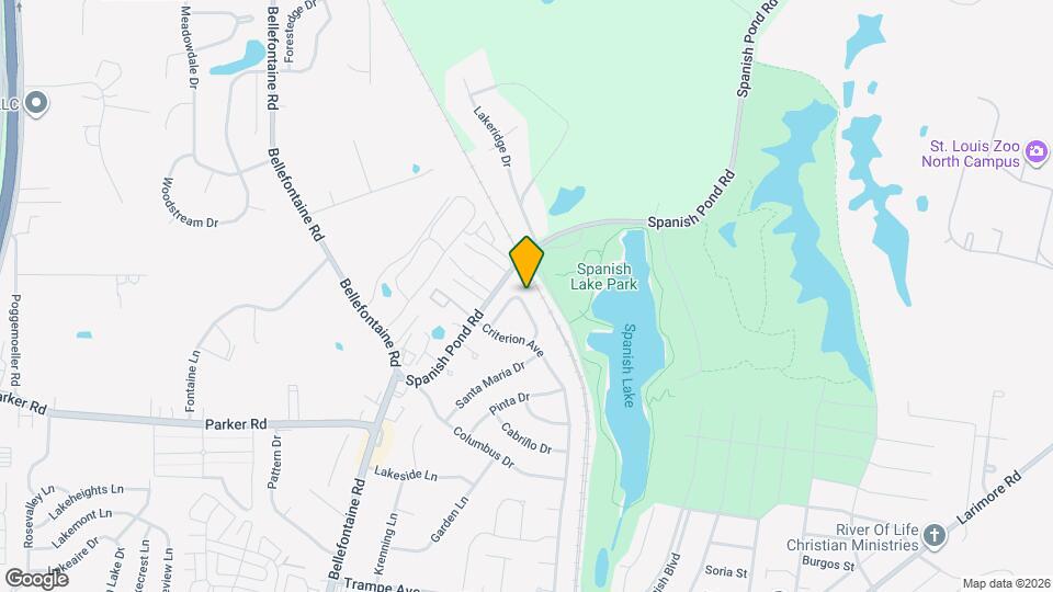 1443 San Salvador Dr Map and Location Details