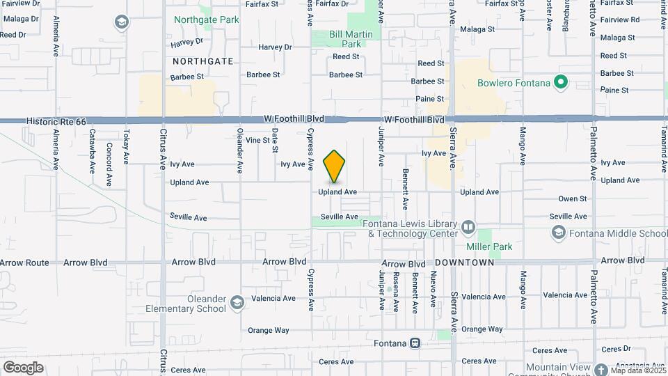 8293-8297 Chantry Ave Mapa y Detalles de la Ubicación