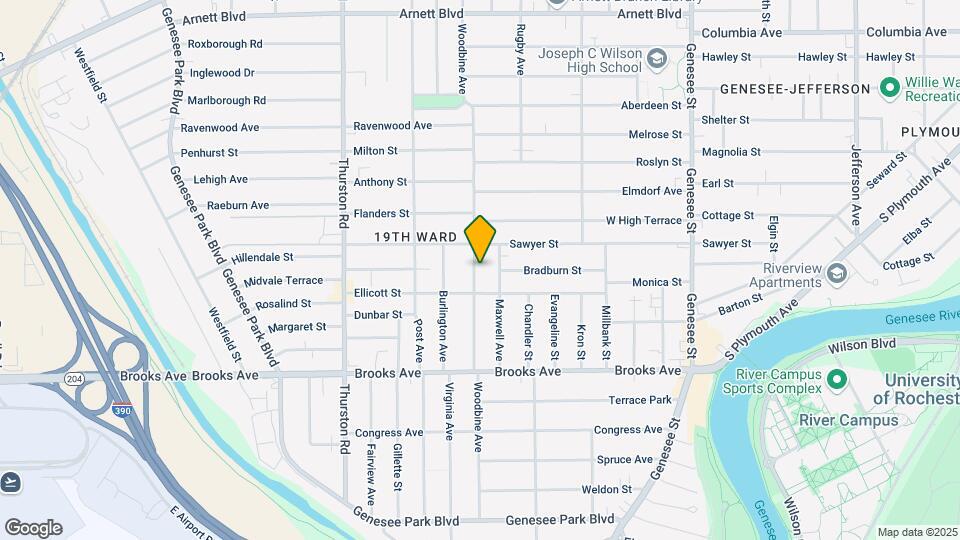 612-614 Woodbine Ave-Unit -RP1992 614/UP Mapa y Detalles de la Ubicación