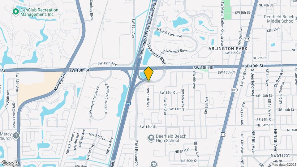 1071 SW 11th Ct Map and Location Details