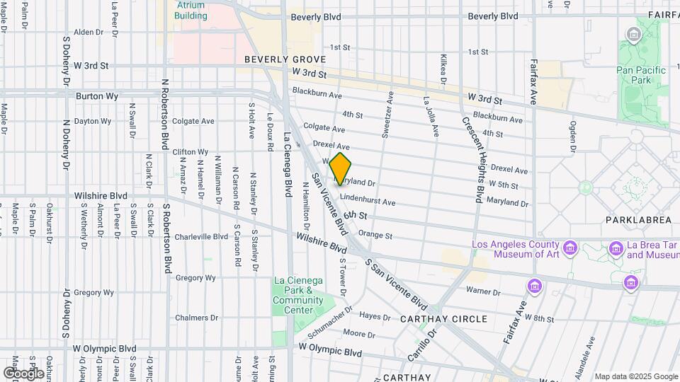 6661 Lindenhurst Ave Mapa y Detalles de la Ubicación