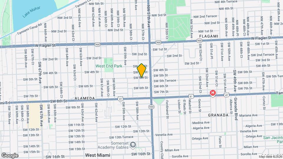 5790 SW 5th St Mapa y Detalles de la Ubicación