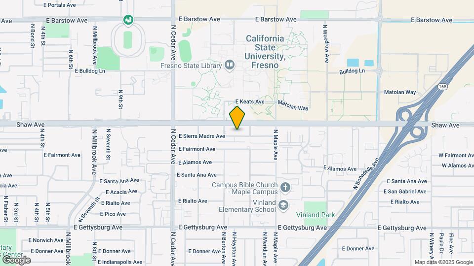 4525 E Sierra Madre Ave Mapa y Detalles de la Ubicación