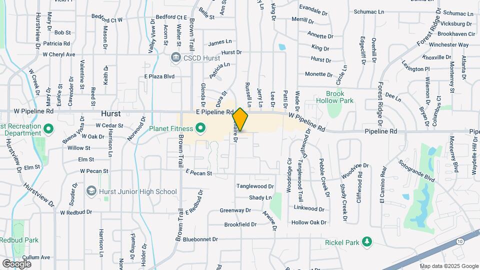 644 Bellaire Dr Map and Location Details