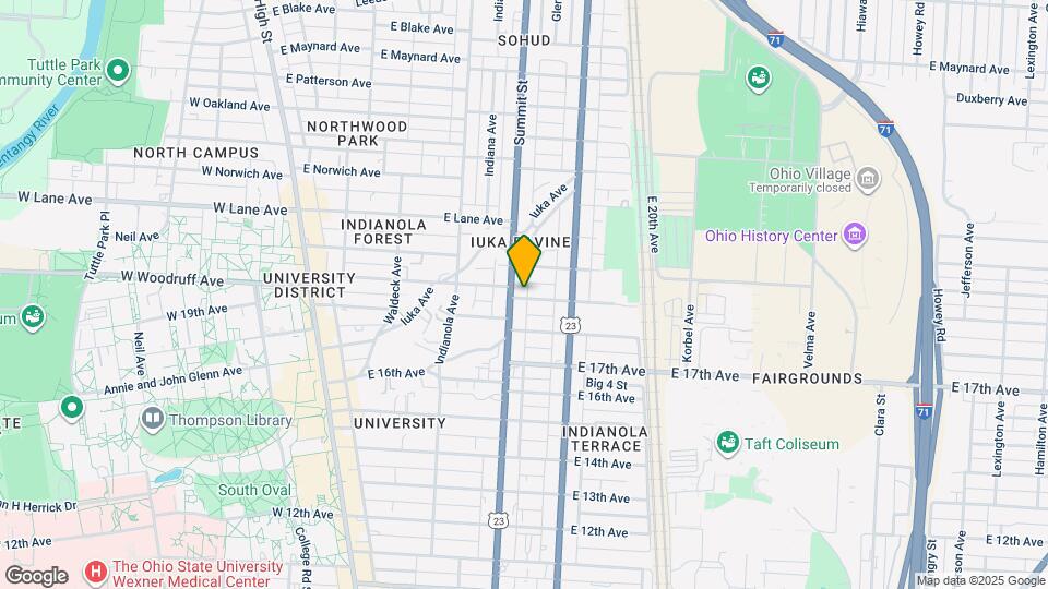 306 E 19th Ave Map and Location Details