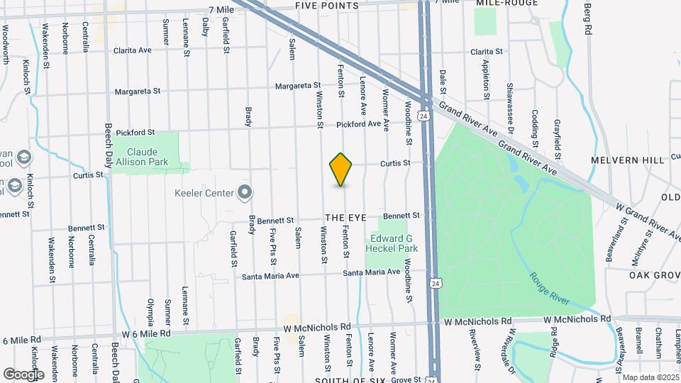 17685 Fenton St Map and Location Details
