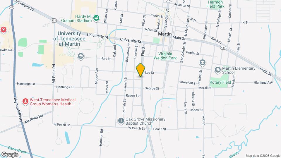 309 Elm St Map and Location Details