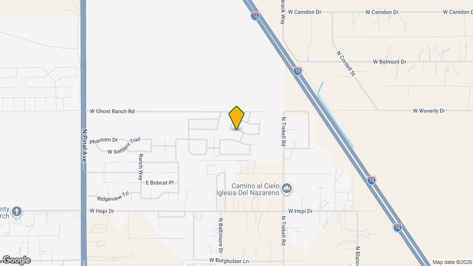 743 E Wolf Hollow Dr Mapa y Detalles de la Ubicación