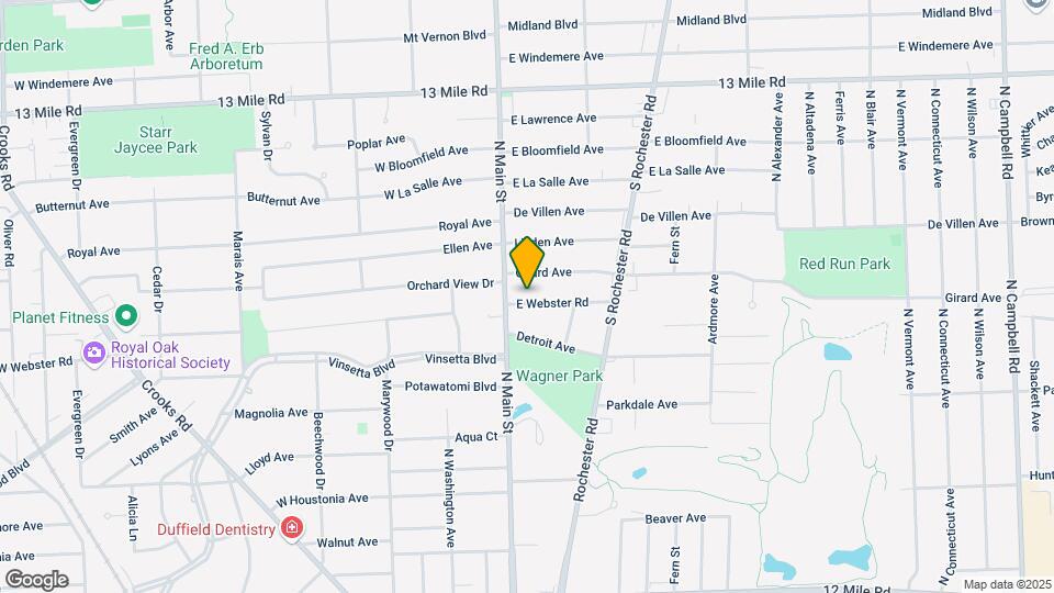 113 E Webster Rd Mapa y Detalles de la Ubicación