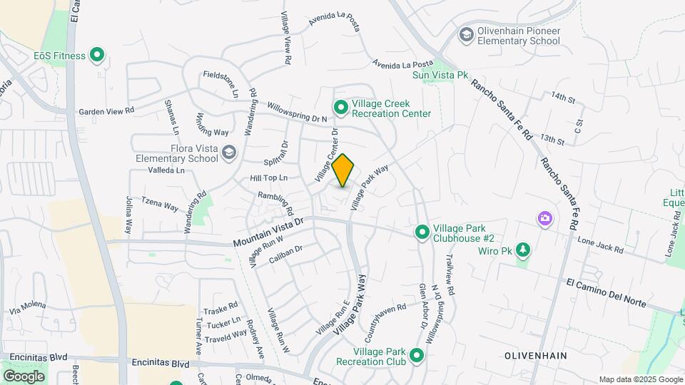 1953 Skyknoll Way Map and Location Details