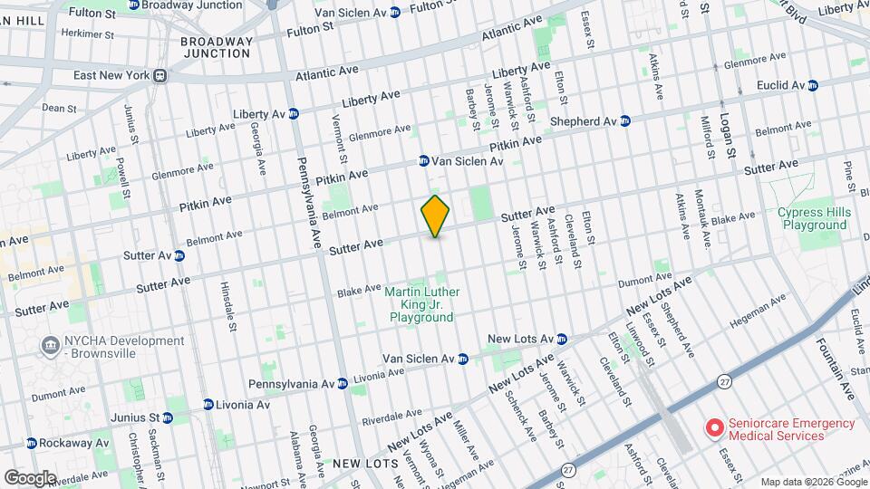 402 Van Siclen Ave Map and Location Details