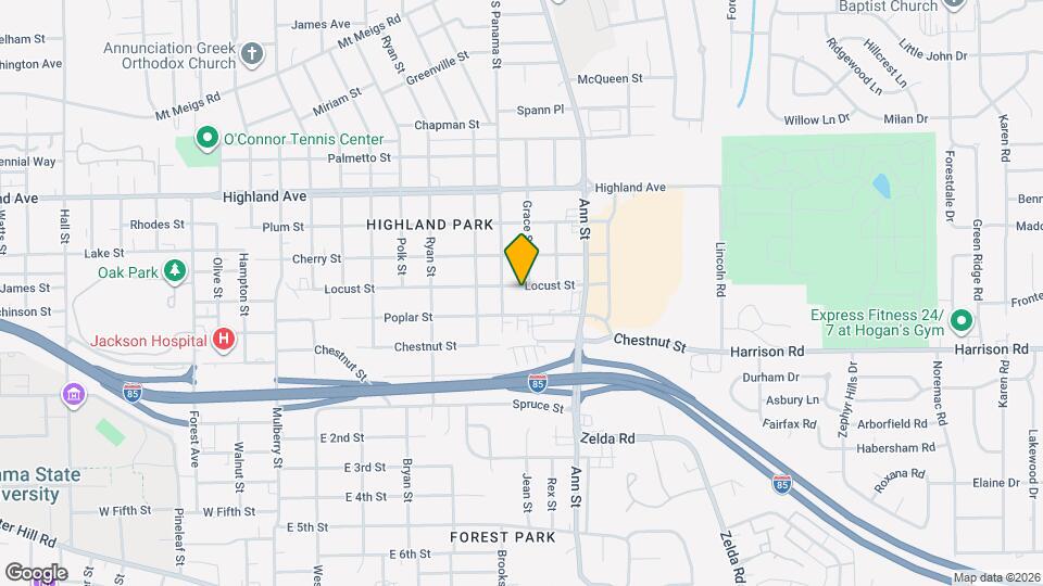 2616 Locust St Map and Location Details