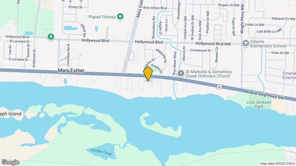 521 E Miracle Strip Pkwy Map and Location Details