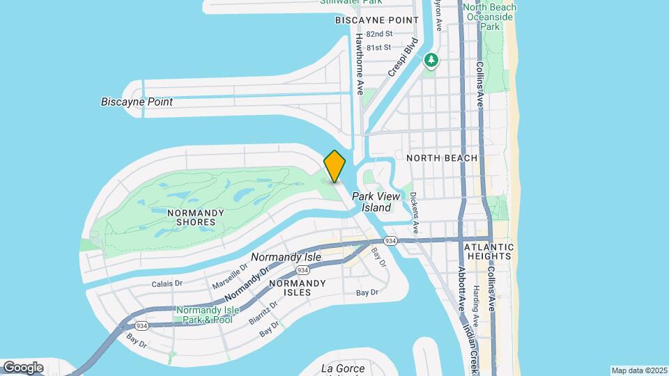 105 S Shore Dr Map and Location Details