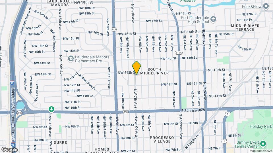 1230 NW 7th Ave Map and Location Details