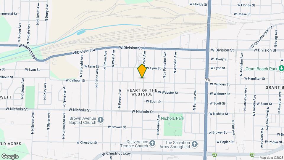 2209 W Calhoun St Map and Location Details