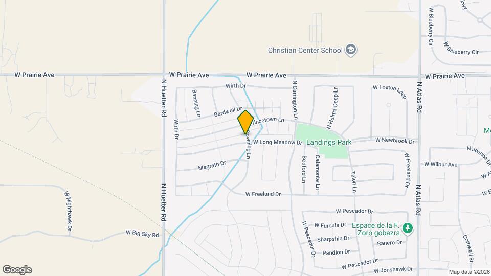 4309 W Long Meadow Dr Map and Location Details