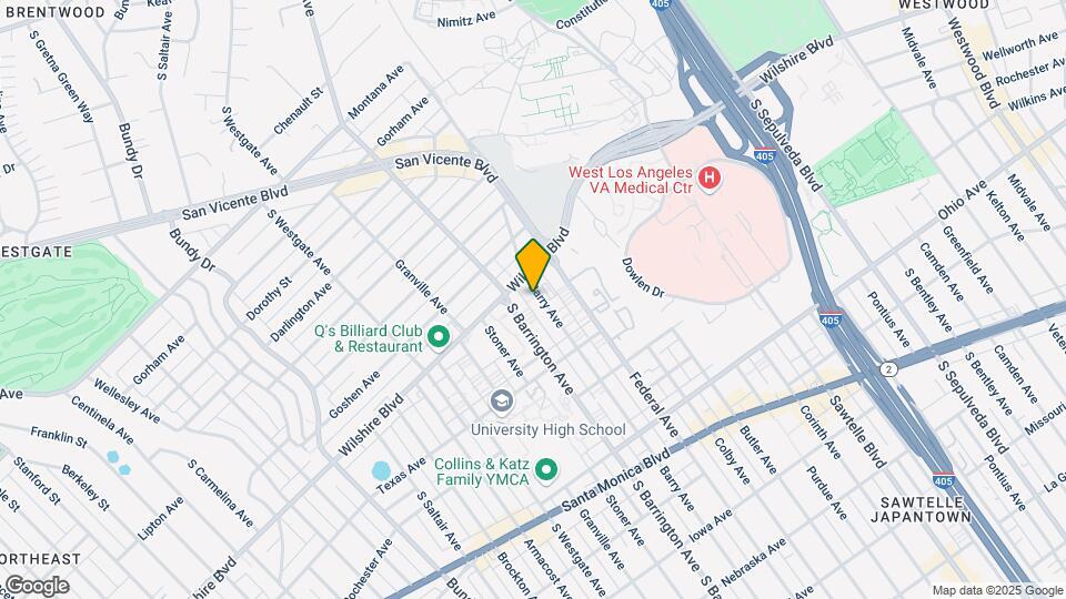 1225 Barry Ave Mapa y Detalles de la Ubicación