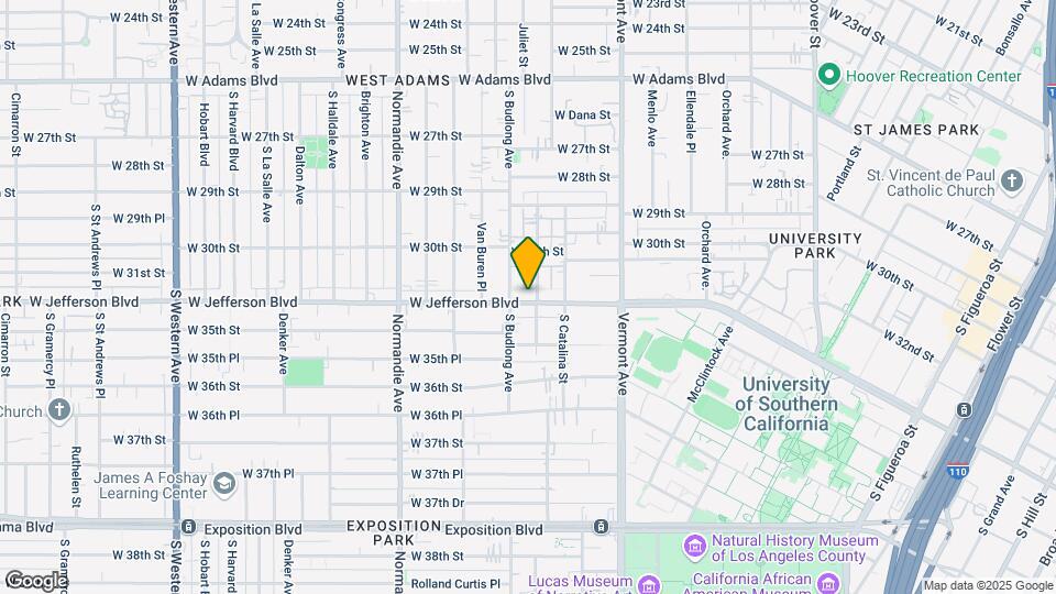 1317 W Jefferson Blvd Map and Location Details