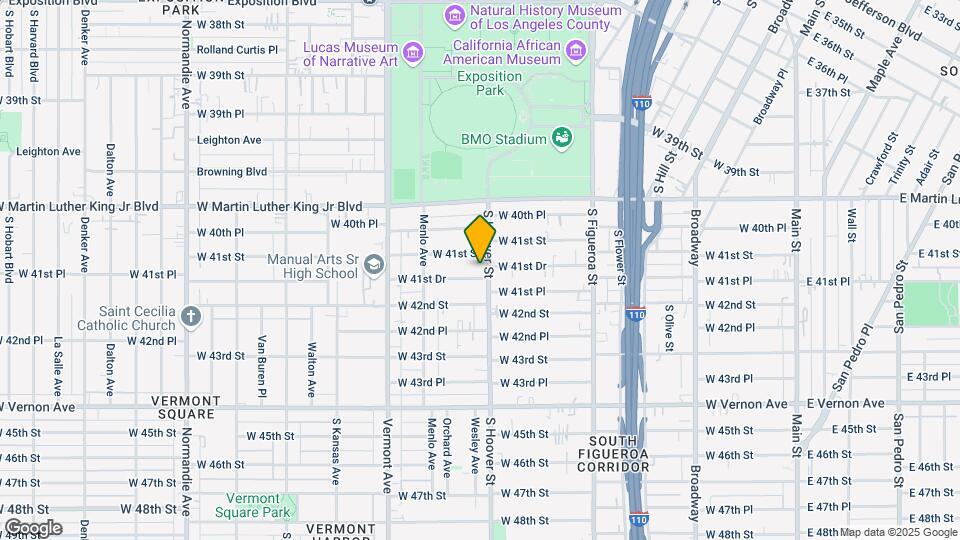 807 W 41st Dr Map and Location Details