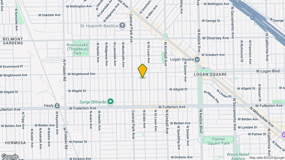 2537 N Drake Ave Map and Location Details